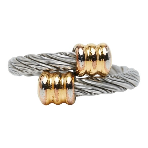 OTHERS Jewelry - Philippe Charriol CHARRIOL Celtic Wire Ring, Silver, Gold, Stainless Steel Pl...